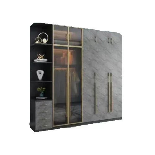 

Современный шкаф для спальни, комбинированный шкаф с раздвижной дверью открытого типа