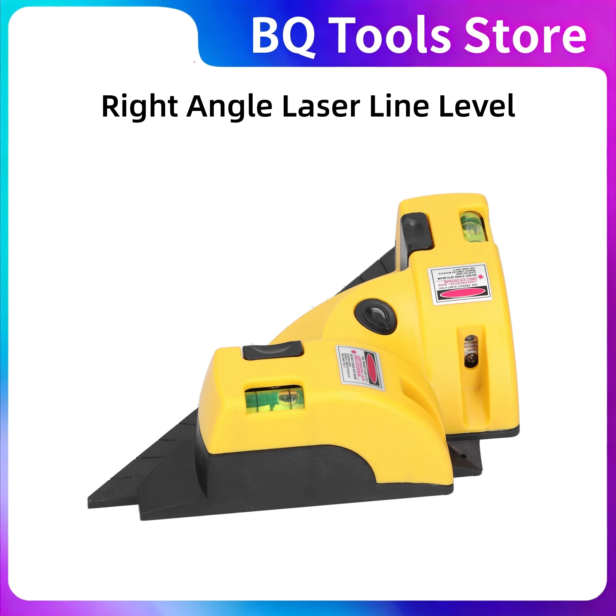 Laser Line Projection Level 90℃ Right Angle Laser Line Level Wall Wardrobe Installation Tile Laying Tools Industrial Supplies