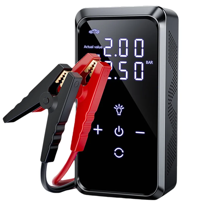 

Lighter Dual Screen Car Emergency Starter 8000Mah Multifunctional Portable Power Inflatable Pump A62X
