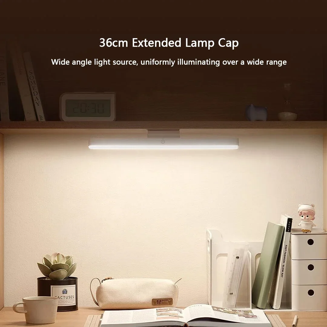 Mijia Magnetic Reading Lamp LED Desk Light 2000mAh USB Rechargeable Touch Dimming Lamp Adsorption Portable Bedroom Lamp