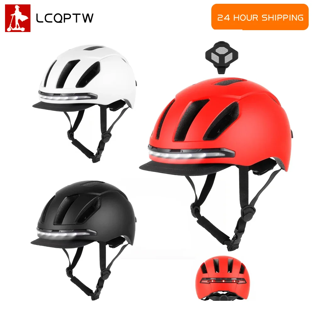 

For Xiaomi/Ninebot/INOKIN/Dualtron Electric Scooter Universal Safety Helmet Turn Signal Intelligent Remote Controller Anti Slip