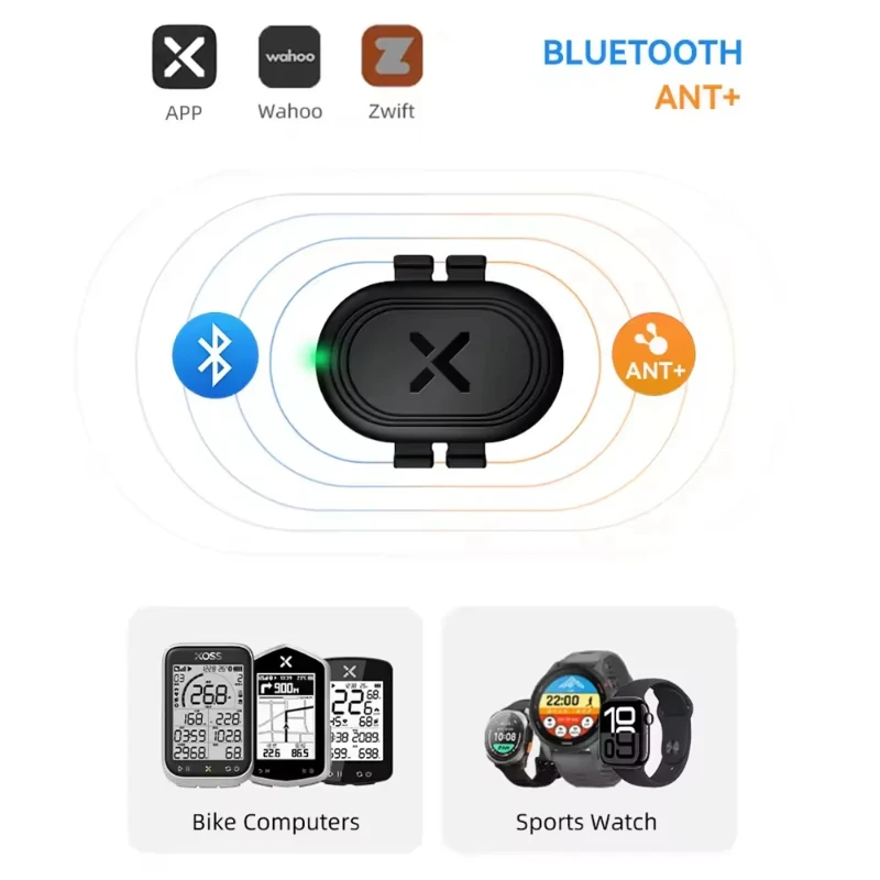 مستشعر ARENA XOSS سرعة ركوب الدراجات والإيقاع أجهزة استشعار مزدوجة بلوتوث ANT + مستشعر دراجة الطريق لـ GARMIN Magene iGPSPORT Bryton