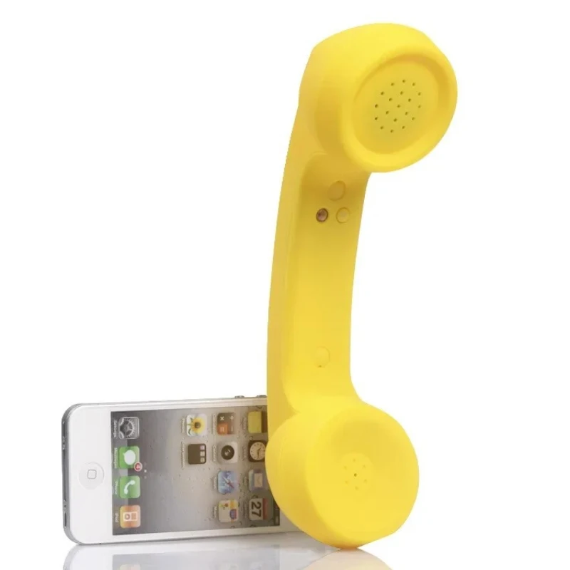 Decorative Wireless Retro Telephone Handset Bluetooth-compatible Phone Headphones External Mic Speaker Phone Call Receiver Gifts - view 3