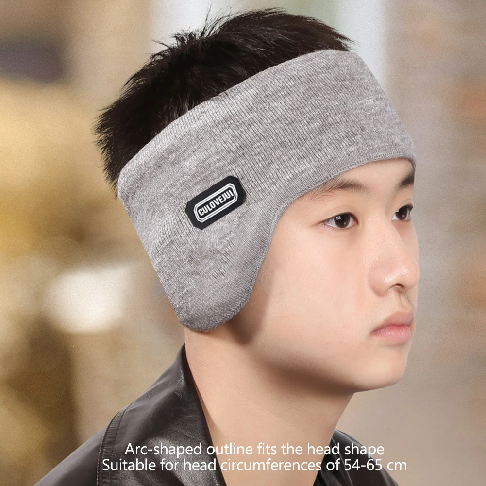 Moda unisex inverno morbido peluche paraorecchie solido caldo copriorecchie protezione per paraorecchie esterno per uomo donna