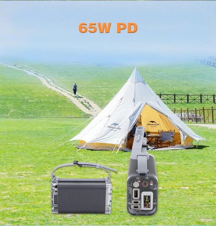 Nouveau design LCO affichage couleur petite banque d'alimentation portable 30000 mah