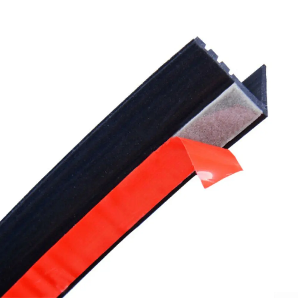 Car Side Window Trim Moulding Rubber Weatherstrip Abnormal Noise Seal Strip 2M