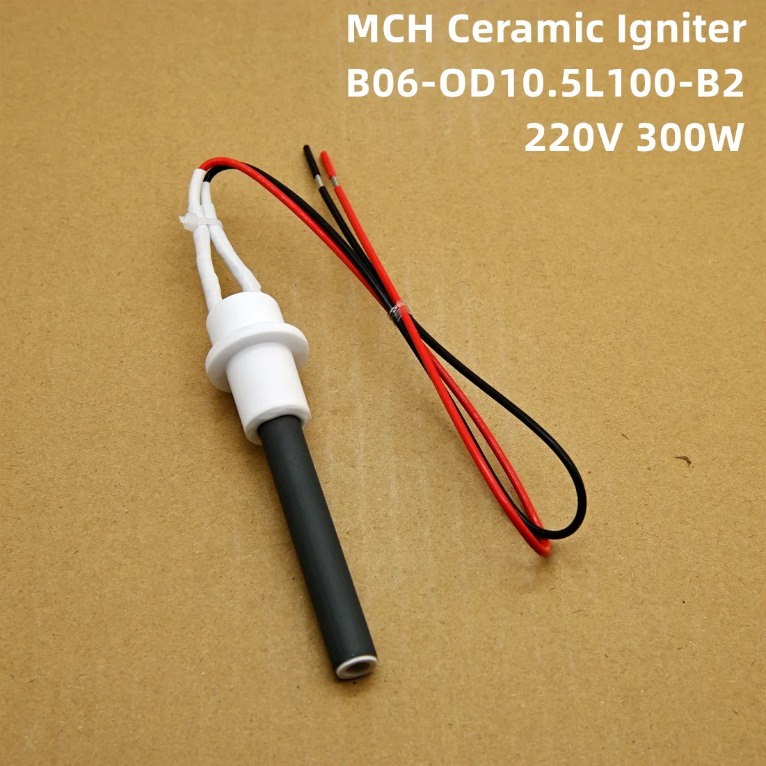 220V 300W Wood Particle Furnace Ceramic Igniter Ceramic Electric Heating Tube BBQ Barbecue Oven Igniter