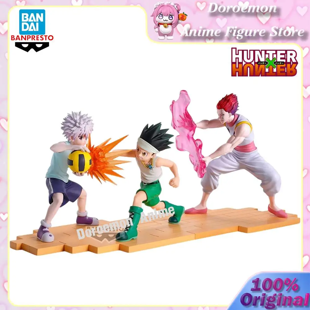 

Предварительный заказ Original Bandai Banpresto Hunter x Hunter Hisoka Morow Killua Zoldyck Gon Freecss G.i. Издание Коллекционные фигурки