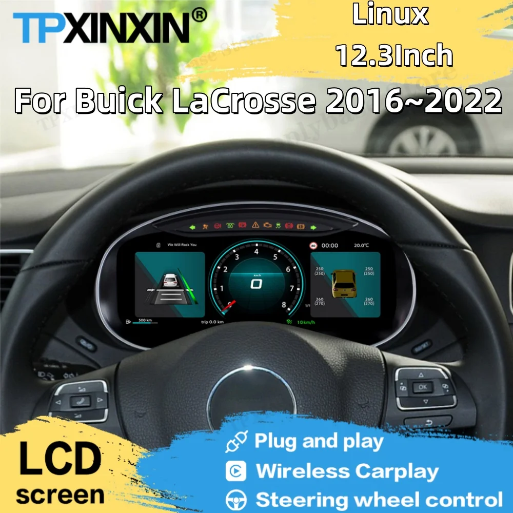 For VW Sagitar 2012~2018 Full LCD Digital Gauge LCD dashboard erformance Display Dashboard DenaliDigital Instrument Cluster