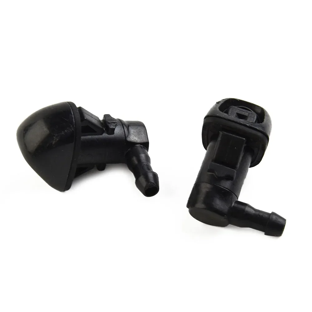 2pcs Washer Nozzle For Honda For Odyssey 2011-2017 Windshield Wiper Washer Nozzle Jet 76810TK8A01 Black ABS Plastic