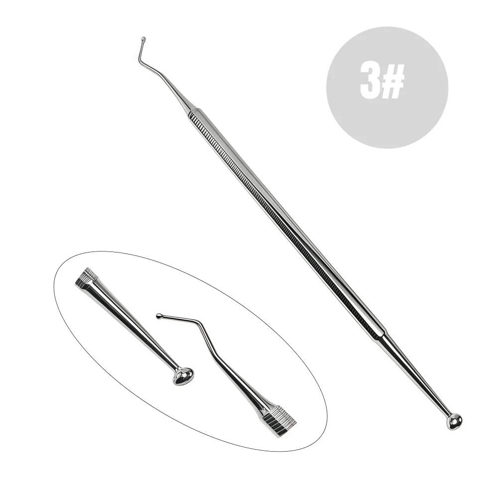 1pc Double-ended Dental Composite Resin Burnisher Autoclavable Stainless Steel Resin Filling Instrument for Dental Restoration - view 4