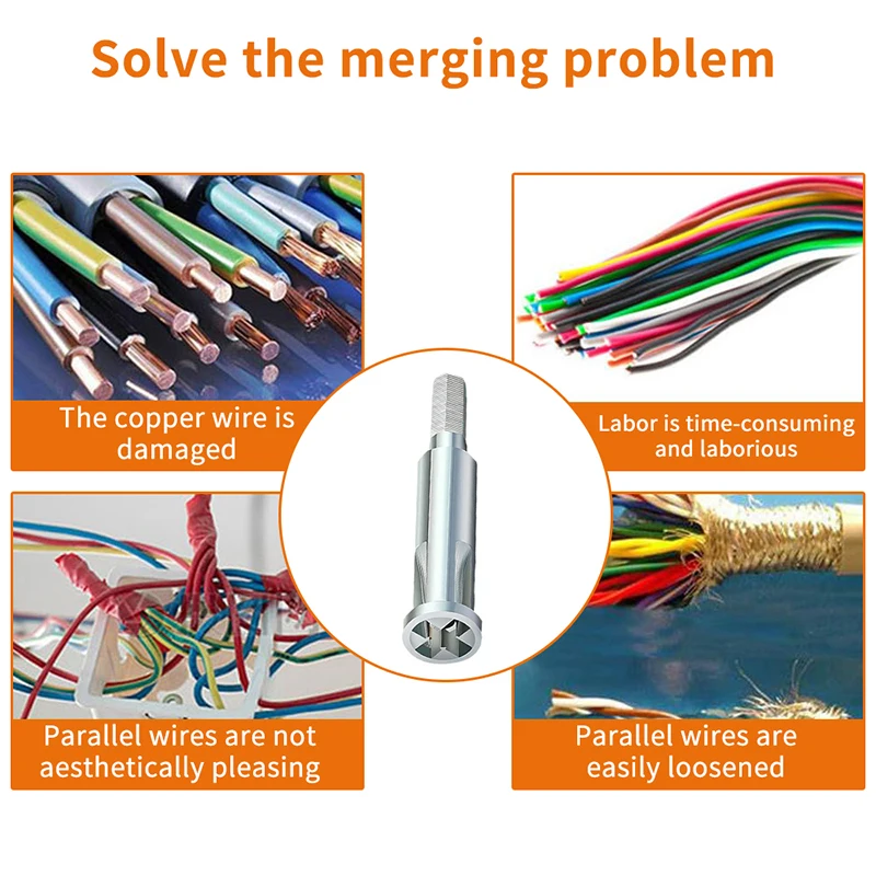 Инструмент для зачистки и скручивания проводов, 2024, новый инструмент для скручивания проводов для дрели, автоматический инструмент для зачистки проводов, инструмент для разъема проводов кабеля