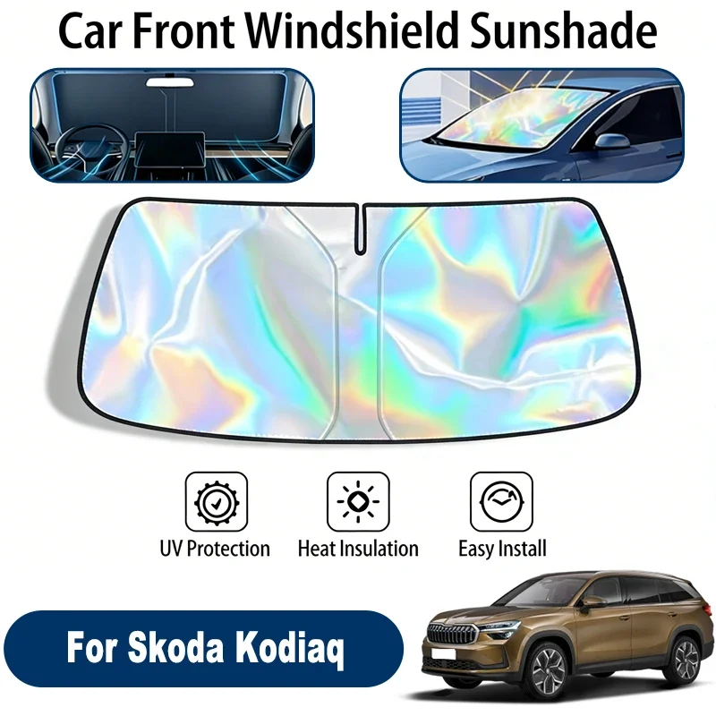 

Car Windshield Sun Shade UV Reflective Sun Visor Protection Cover For Skoda Kodiaq NS7 2016-2026