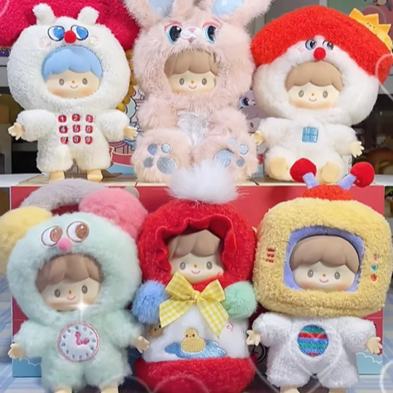 

Подлинный поиск единорога zzoton Happy Childhood Series слепая коробка виниловая модная плюшевая кукла игрушка орнамент сюрприз подарок на день рождения