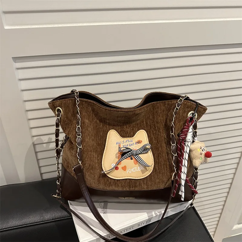 

Autumn and Winter Trendy Women's Bag Niche Design Casual Large Capacity Fashionable All-match Shoulder Bag Crossbody Bag