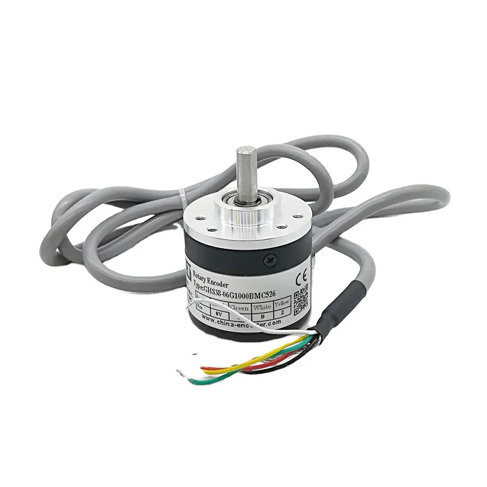 IN STOCK 100 pulse ABZ Phase Incremental Rotary Encoder Push pull Output GHS38-06G100BMP526 for speed