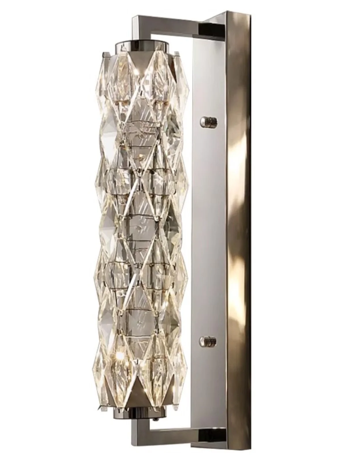 포스트모던 럭셔리 LED 벽등 가정 사무실 아파트 미니멀리스트 배경 크리스탈 침대 옆 벽등 거실용