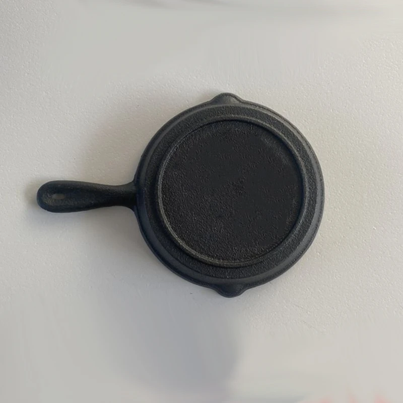 Mini Cast Iron Frying Pan, Uncoated Induction Cooker, Induction Cooker Gas Universal, 10cm