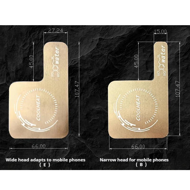Płytka Heat Pipe do Chłodzenia Telefonu Komórkowego, Rozproszona Płytka Rozpraszająca Ciepło, Powiększa Obszar Odprowadzania Ciepła, Aluminiowa Płyta z Magnesem