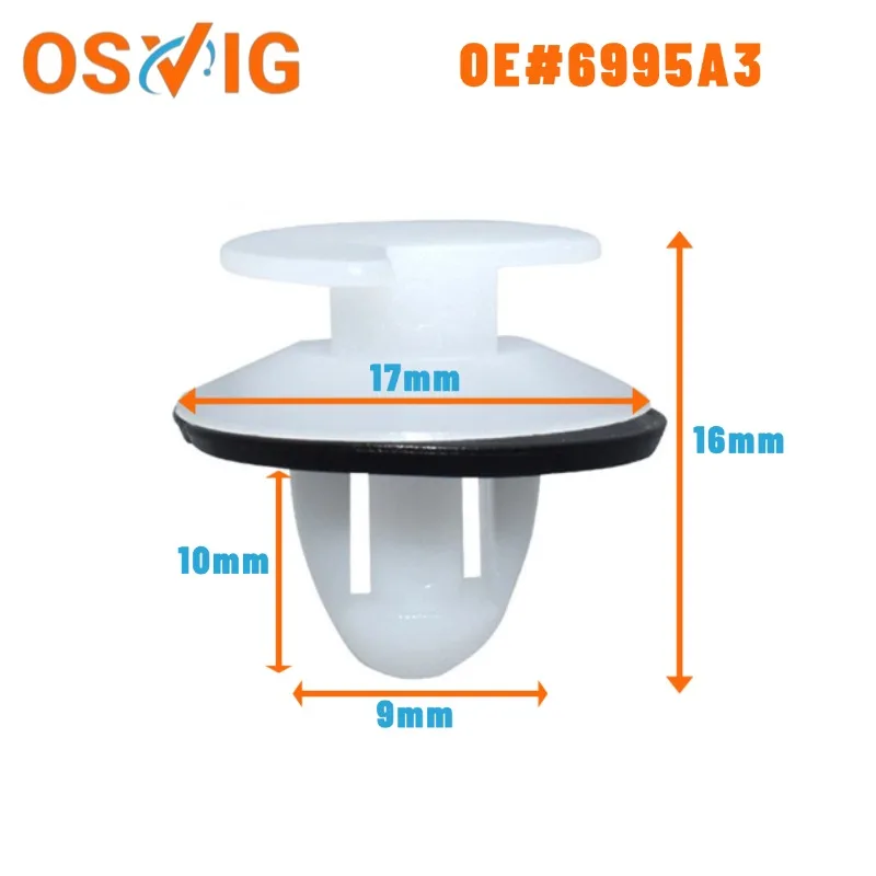 

20PCS OE#6995A3 Suitable for Peugeot Citroen door interior panel clip fixing clip