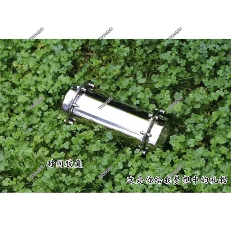 Stainless Steel Time Capsule Multi-Scene Sealed Storage Box for Birthday Wedding Graduation Celebration Event Gift