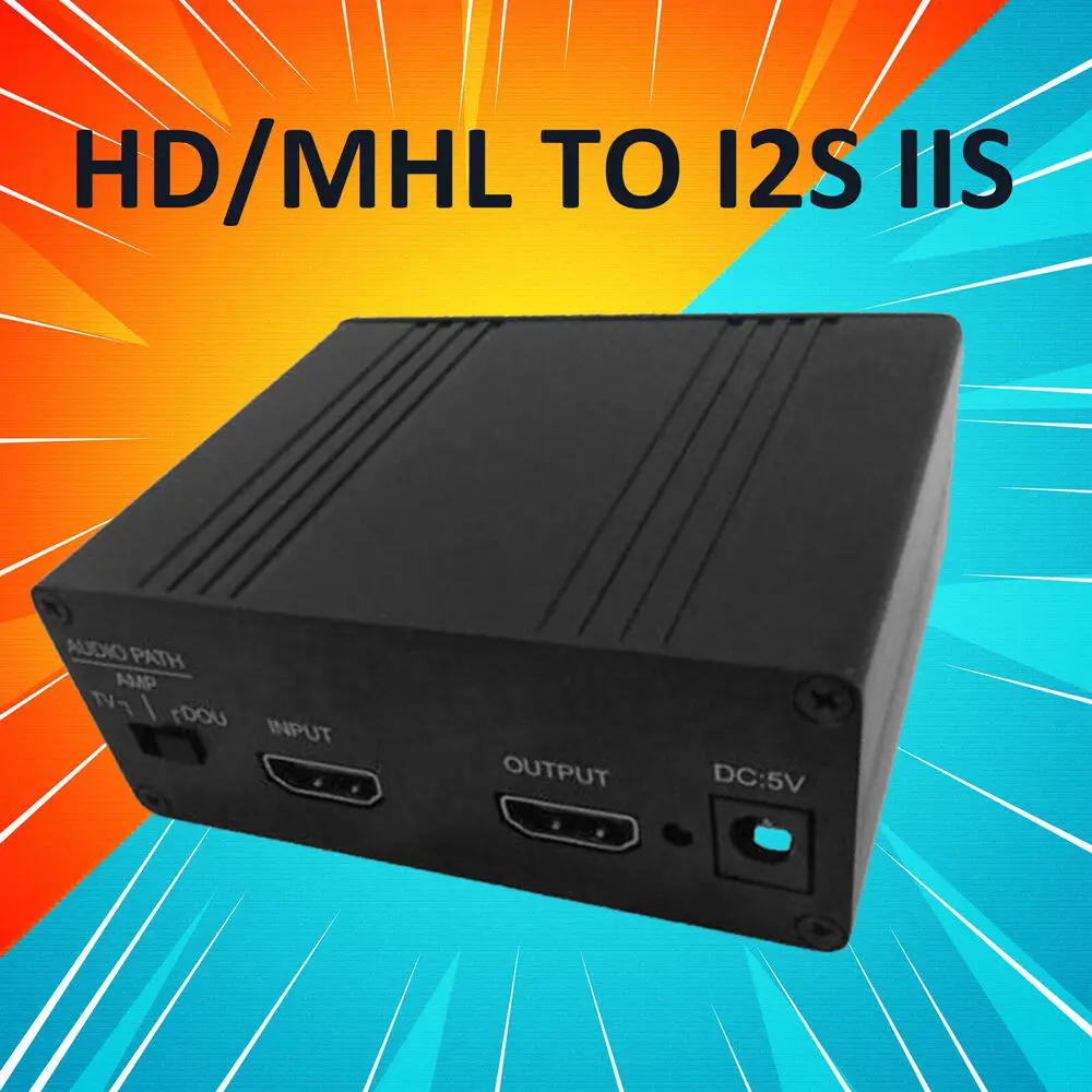 

HD/MHL To I2S IIS HD IIS I2S Dual-Mode Digital Audio I2S/Optical/DSD/Coaxial New