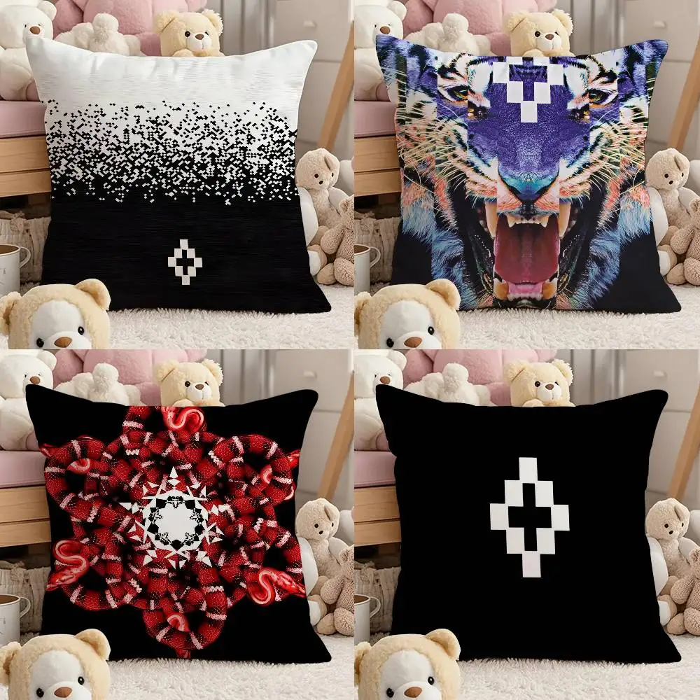 

M-Marcelo B-Burlon Pillow Case Comfort Sofa Bed Silky Elegant Invisible Zipper Custom Decorative Cushion Cover