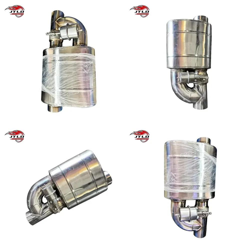 High Quality 76mm / 3 Inch Car Valvetronic Vacuum Exhaust Valve Muffler Air Pump Pipe Type Exhaust Valved Pipe