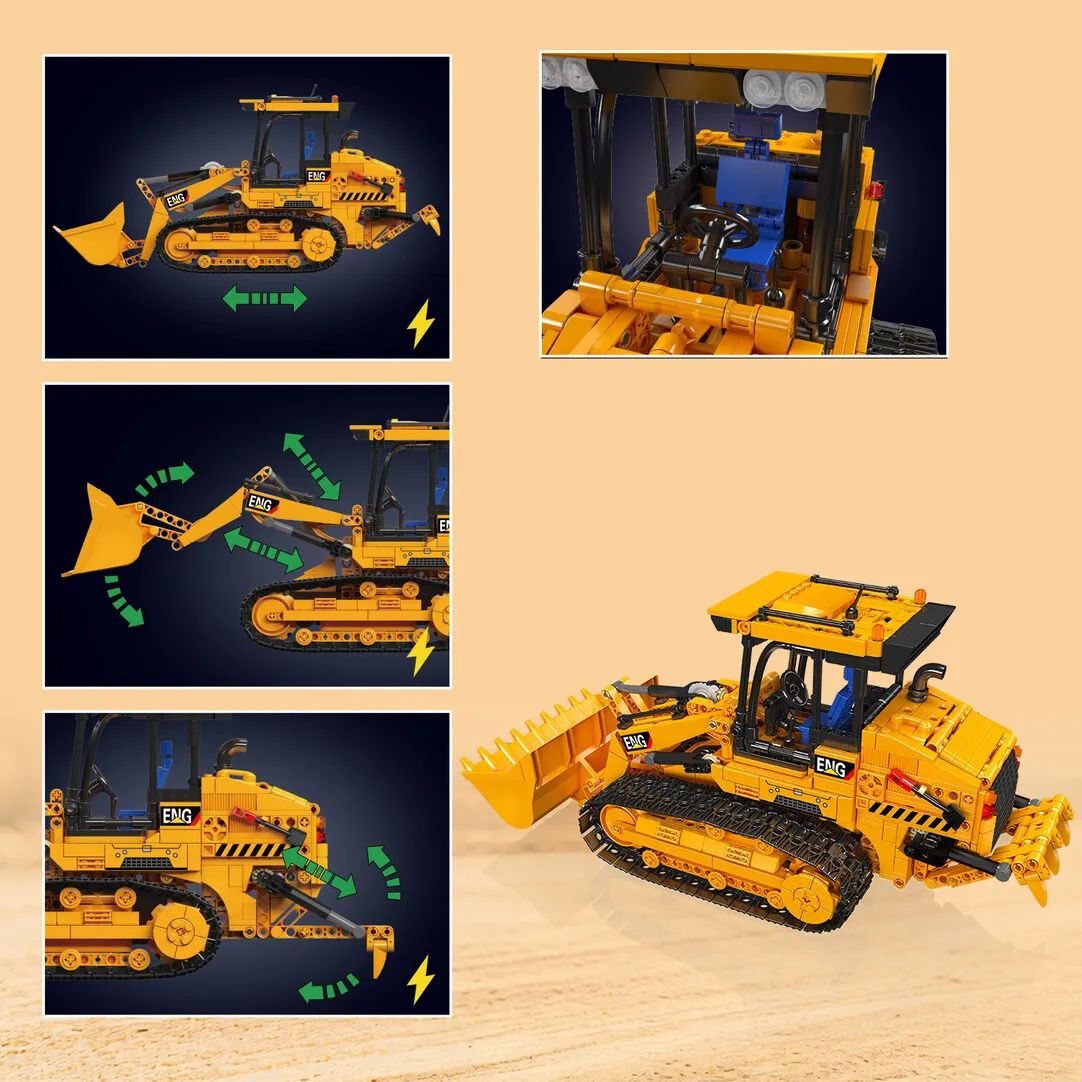 

Tracked Transfer Machine Building Blocks Model Engineering Vehicle Series Remote Control Educational Toy Boys Birthday Gift