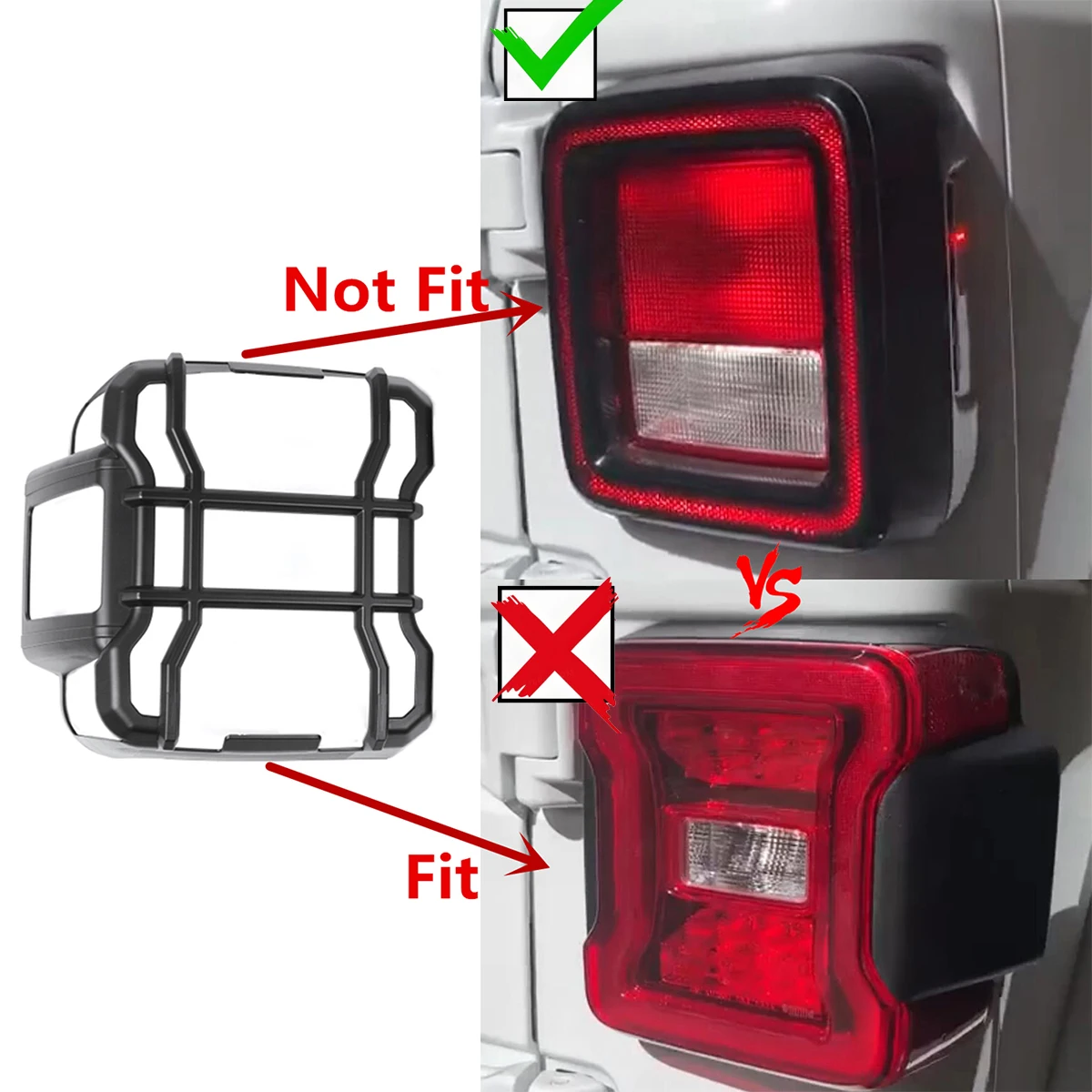 Car Taillight Headlight Cover Trim Wheel Eyebrow Lamp Protector for Jeep Wrangler JL JT Gladiator 2018-2023 Interior Accessories