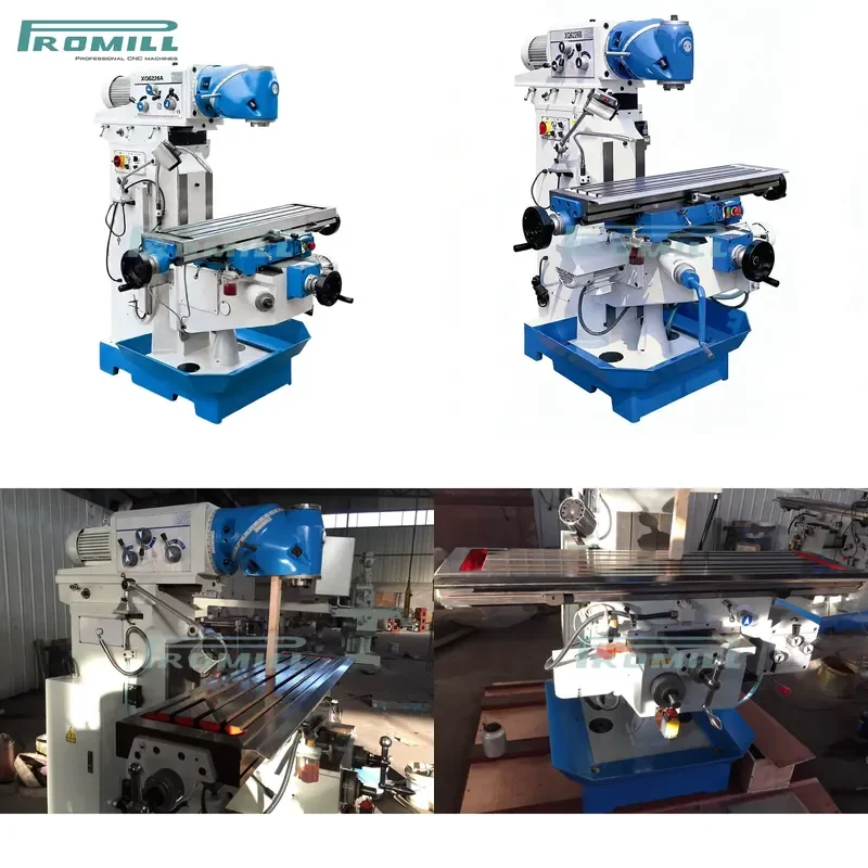 HCY Promill XQ6226A XQ6226B Universal Vertical Milling Machine High Precision Automatic Energy Saving ISO40 Spindle Taper