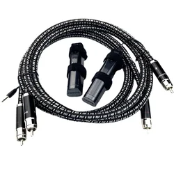 Para Niagara RCA Cable PSS Silver HiFi Audio Interconnect Line do wzmacniacza odtwarzacza CD