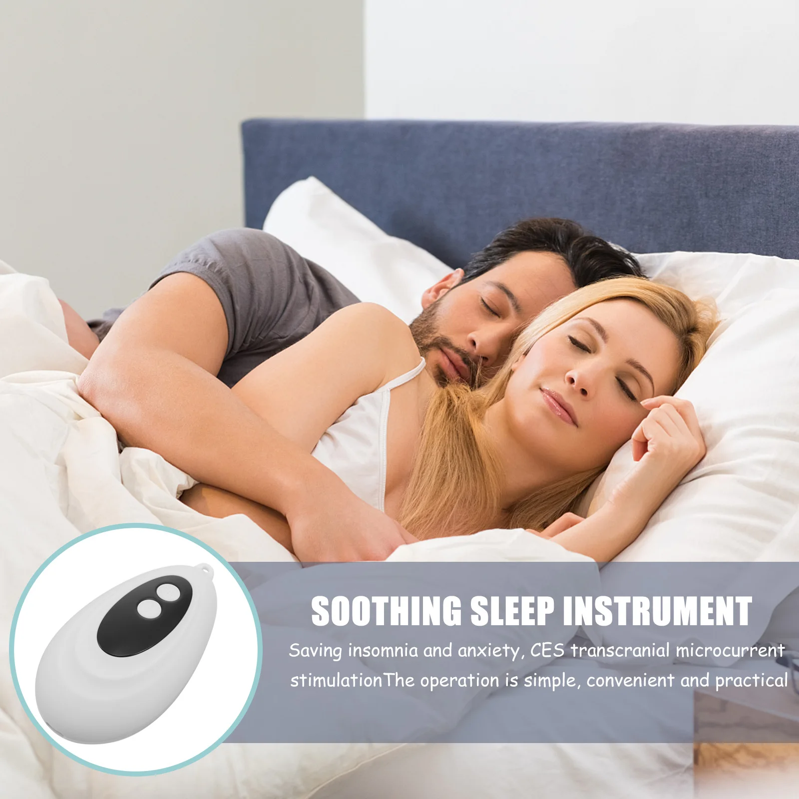 

Smart Sleep H held Sleep Instrument H held Rechargeable Portable USB Massager ABS Material Health Care Device