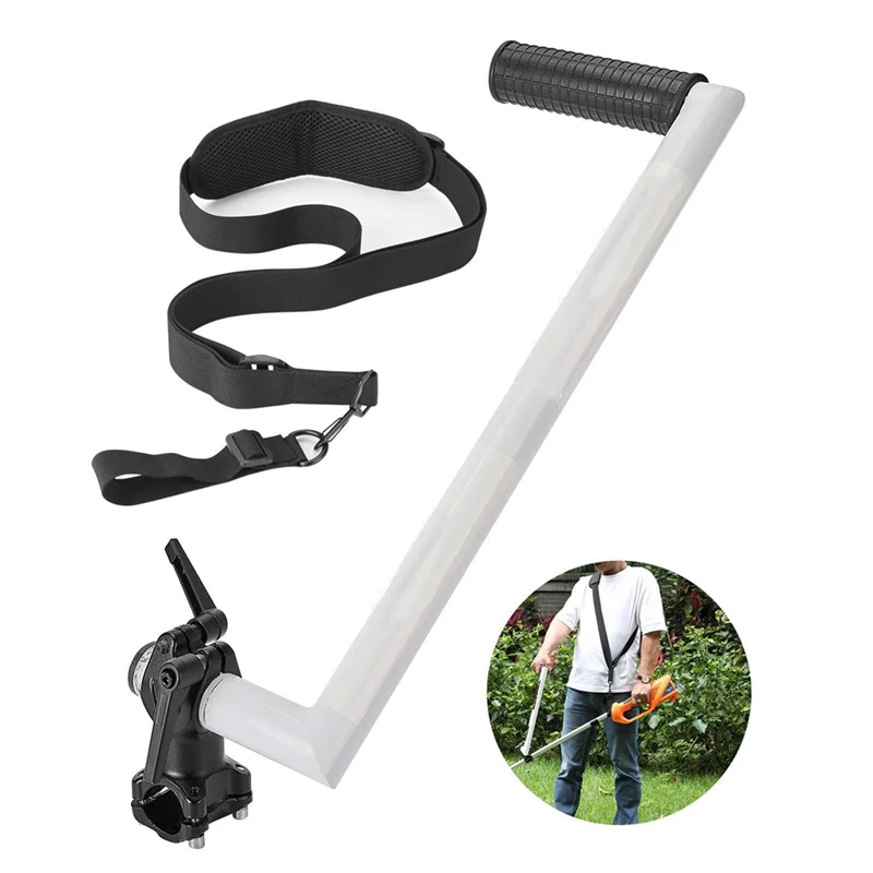 

GTBL Trimmer Grip,String Trimmers Handle With Shoulder Strap Harness,Weed Eater Handle Extension,Lawn Trimmer Handle Grip