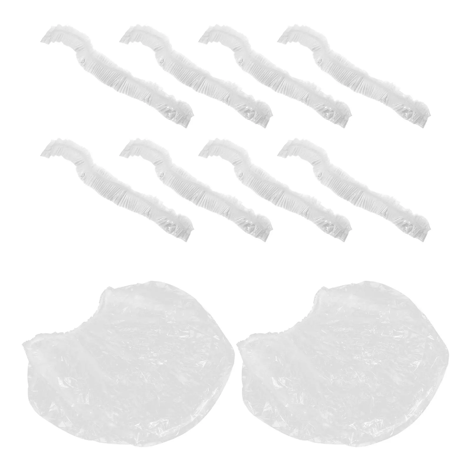 10Pcs Bucket Dust Covers Elastic Outdoor Heavy Duty Protective Lids for Rainwater Collection and Storage