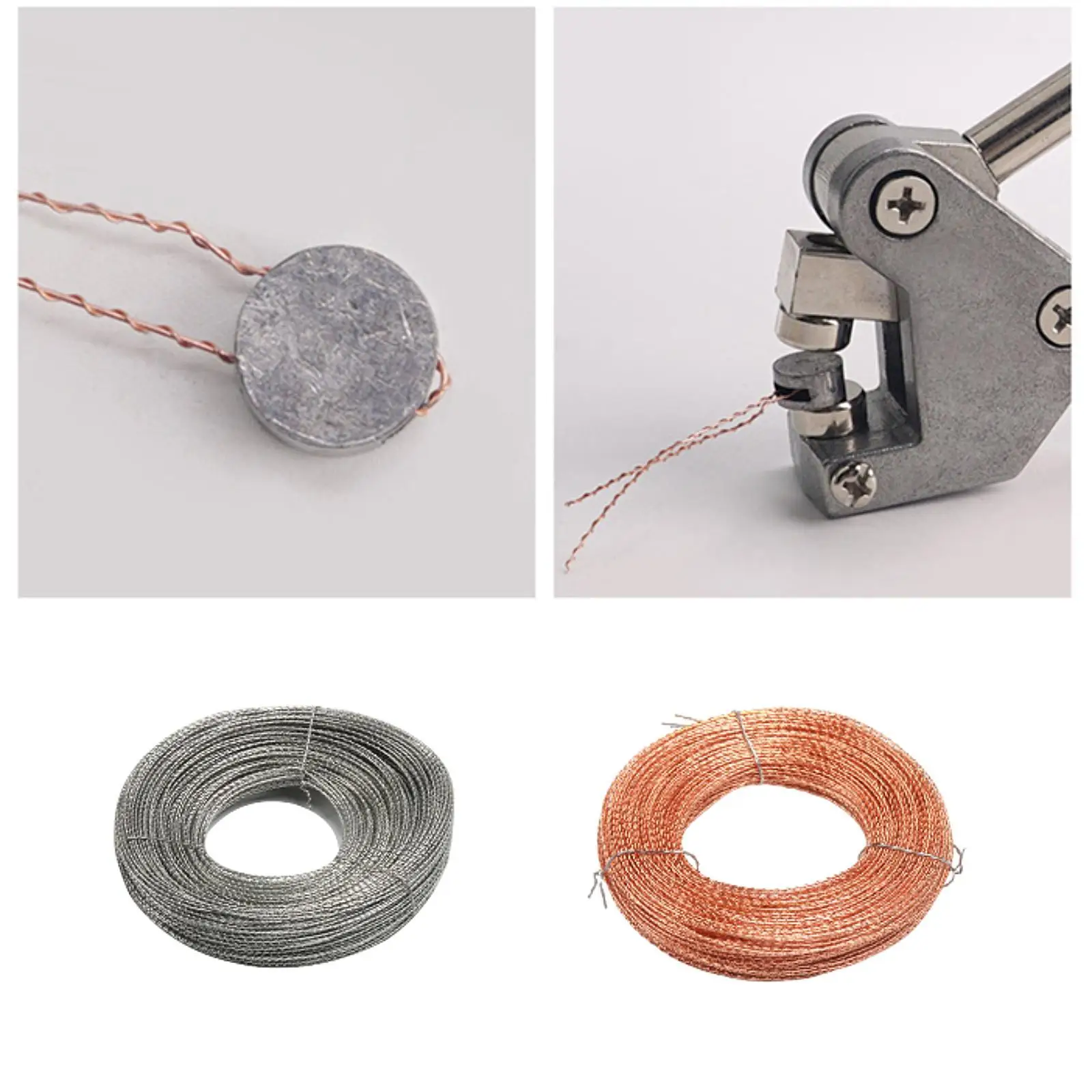 Iron Wire Heavy Duty Cable Seal Double-stranded Blank Seals Anti-tamper without Sealed Beans Sealing Wire for Electricity Water