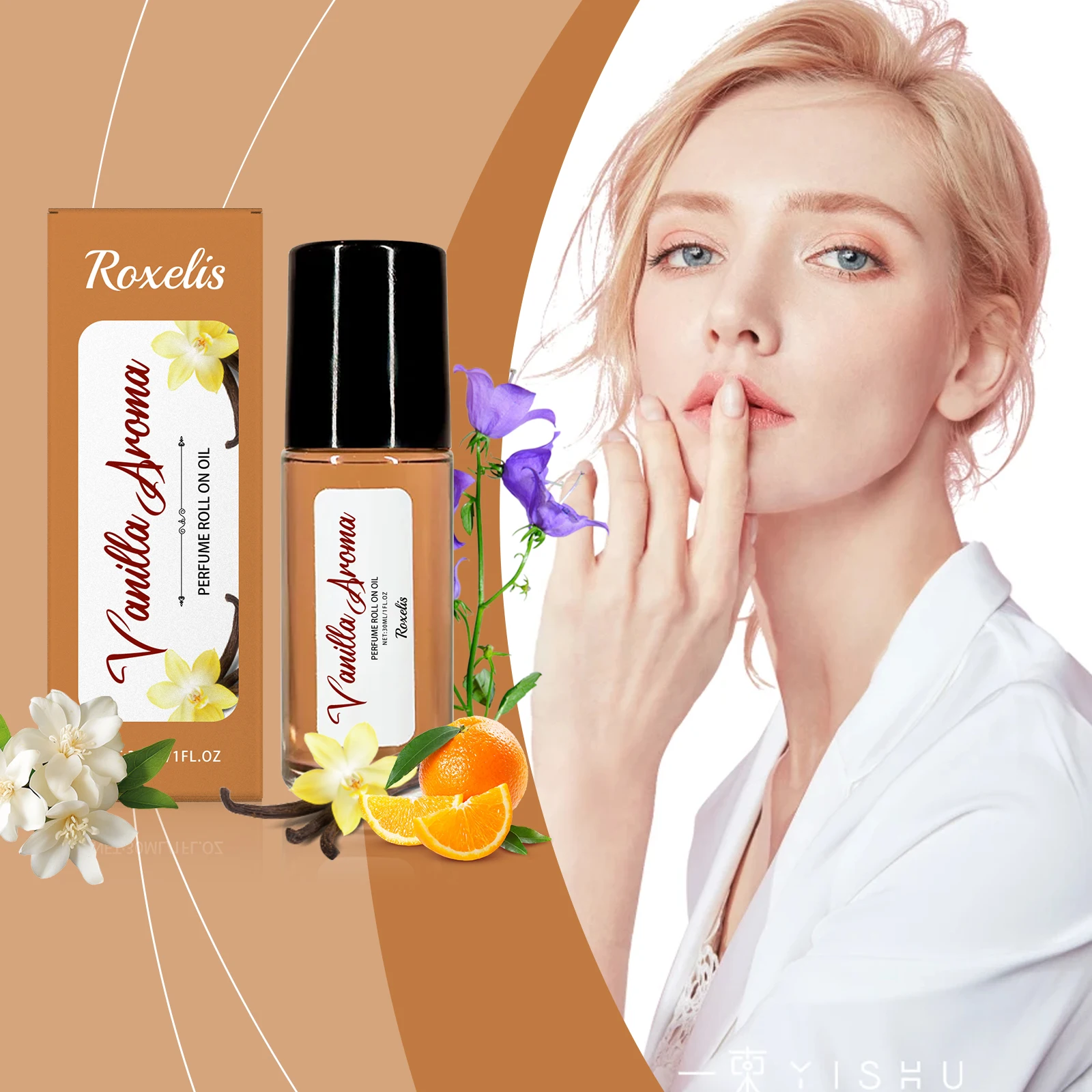 30ml Vanilla Orange Ball Perfume Fragrances Enhanced Pheromone Light Scent Natural Fall In Love Body Fragrance Spray For Women