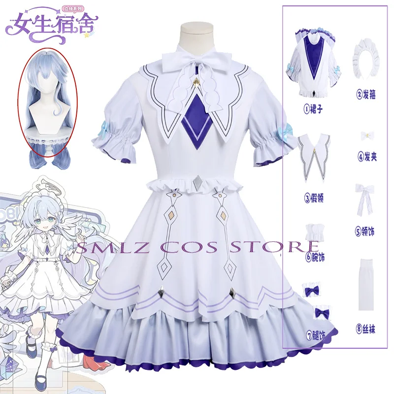 2026-honkai-star-rail-robin-cosplay-costume-woman-girls'-dormitory-dress-pajamas-prop-wig-set-halloween-party-play-outfit