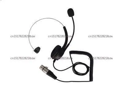 For TELIKOU NE-11 Super Light Headband Headset with Microphone Intercom Headset XLR Connector 4 Pin 5pin