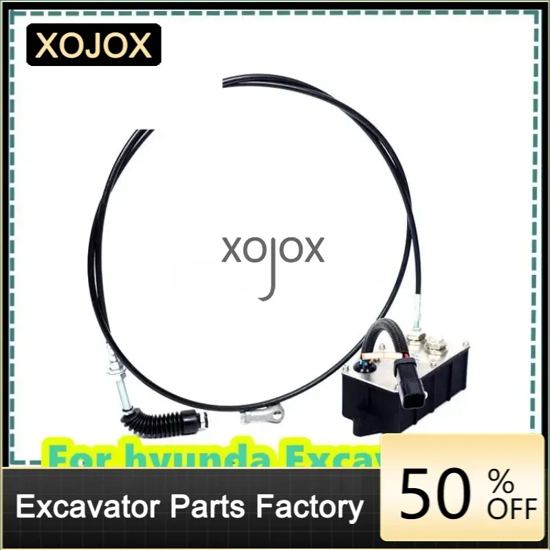 XOJOX For Hyundai R60/215/220/225/335/365-5/7/9 Throttle Motor Refueling Motor Assembly Excavator accessories