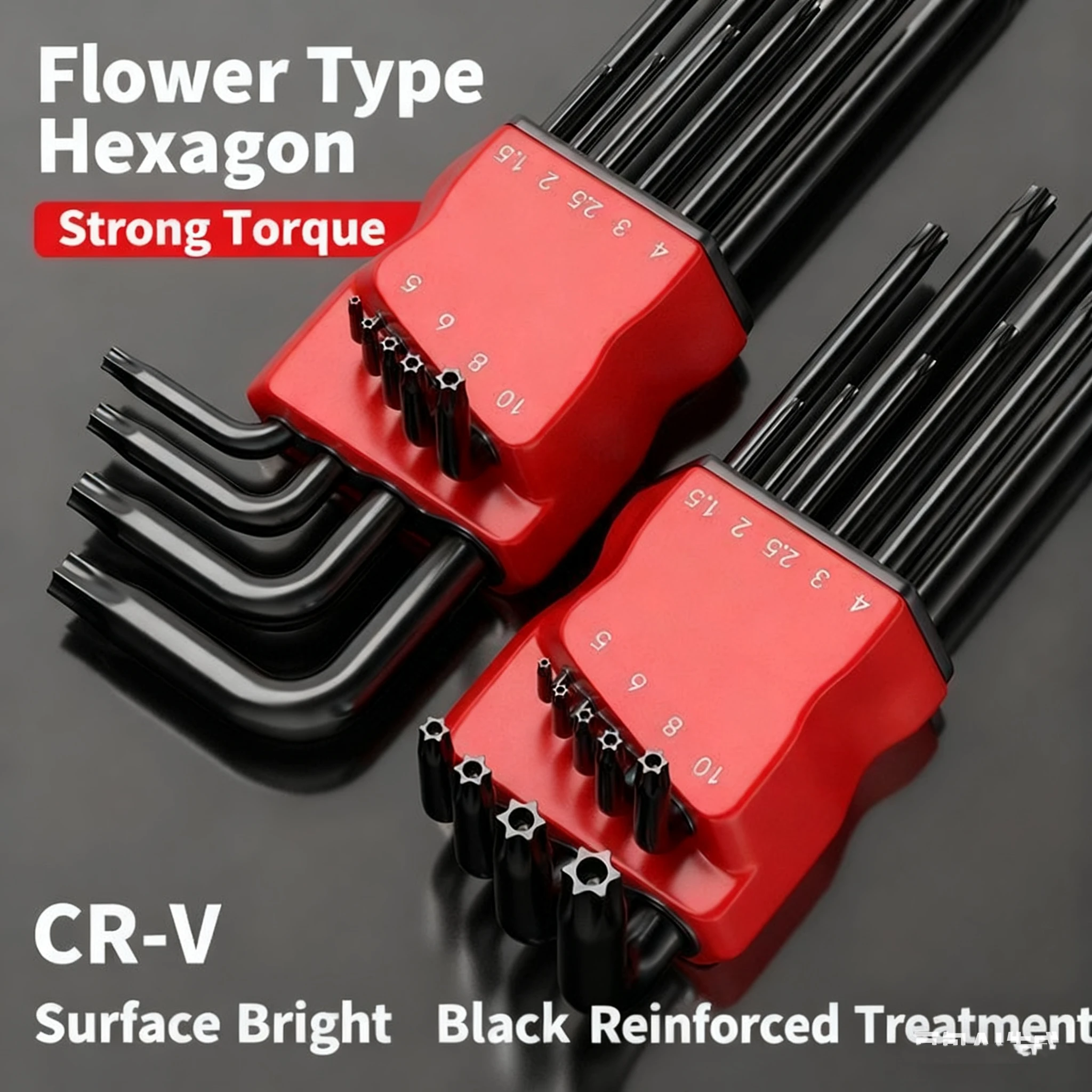 

Набор шестигранных шестигранных шестигранных ключей He Internaobular (Torx) — метрическая многофункциональная универсальная звездообразная отвертка в форме цветка.