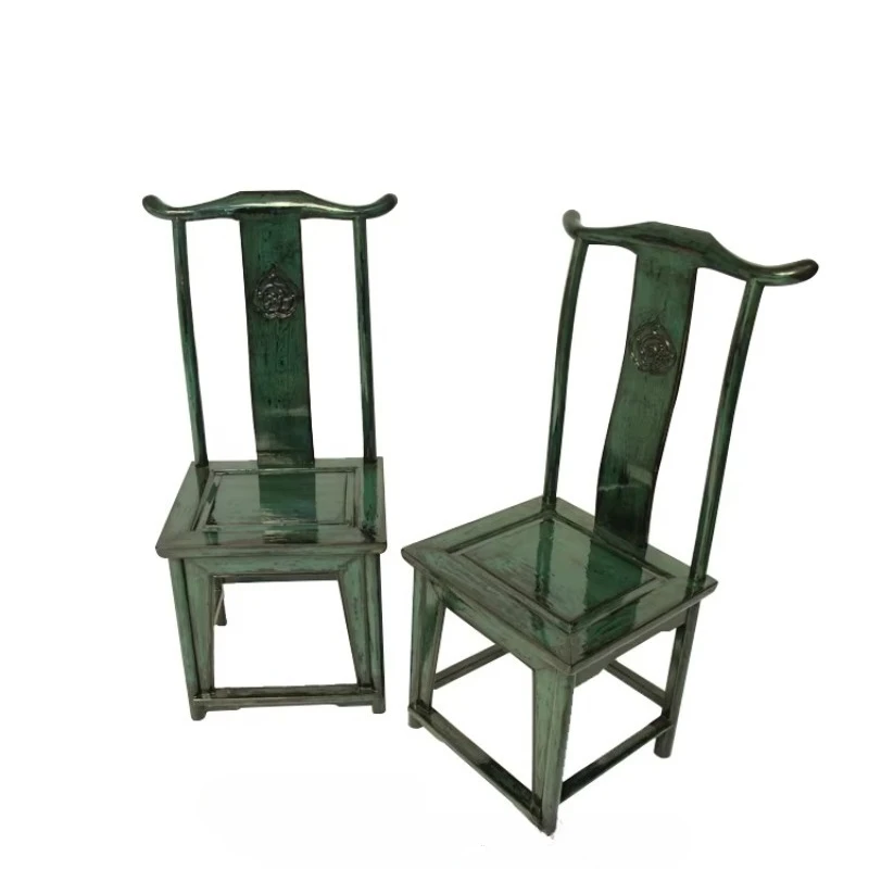 

Ming Dynasty style solid rattan dining chair antique carved chair, household, civilian furniture