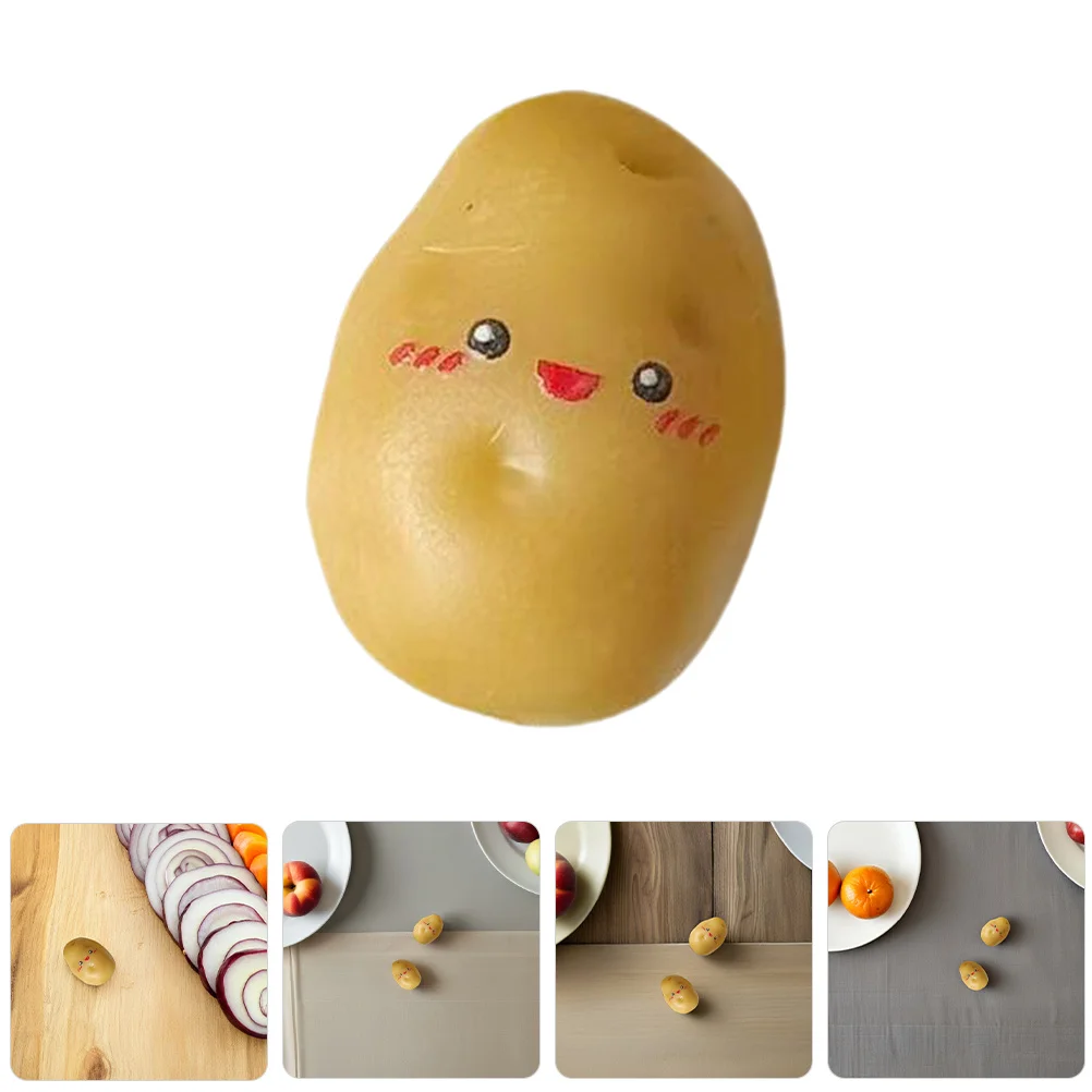 

36Pcs Mini Artificial Potatoes Realistic Miniature Potato Resin Simulated Food for Table Centerpiece Decor Photography