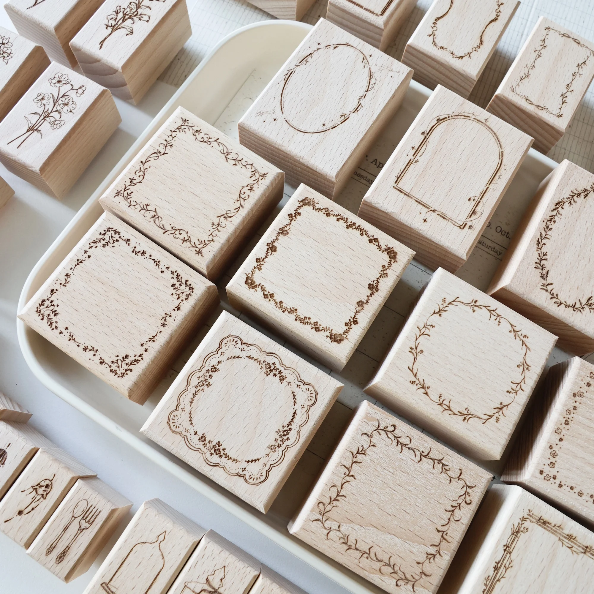 اثنين من الراكون خمر زهرة إطارات خشبية المطاط ختم DIY بها بنفسك سكرابوكينغ ألبوم صور بطاقة صنع