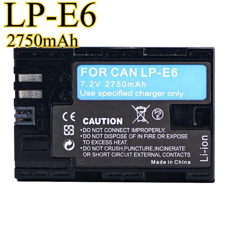 LP-E6 2750Mah Batte… - image
