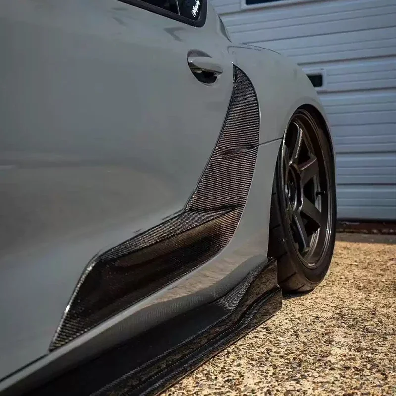 لوحة باب السيارة من ألياف الكربون، شريط زخرفي، لوحة باب الحاجز، مجموعة أدوات ترقية الديكور #5