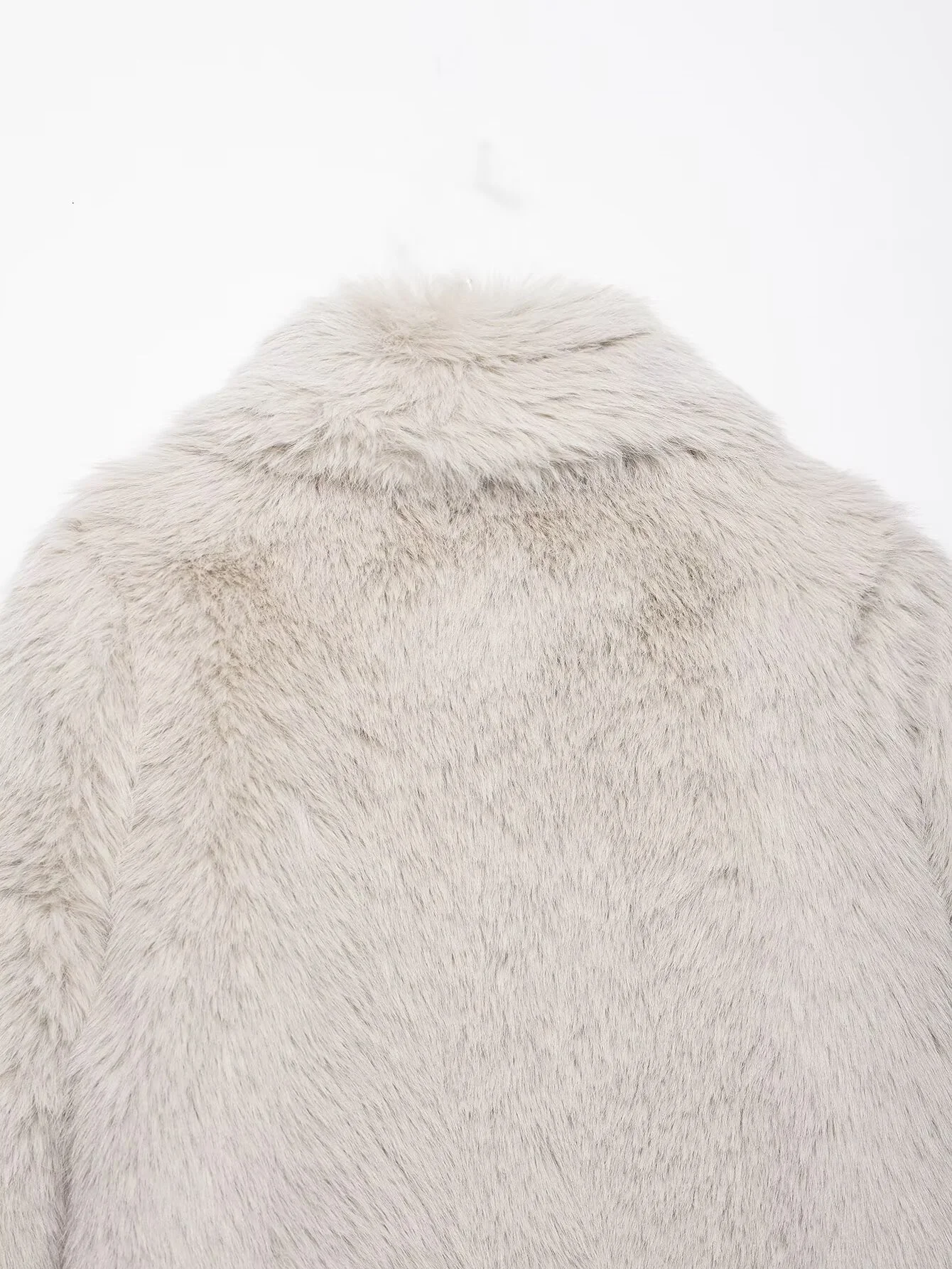 2025 خريف جديد المرأة موضة عادية فضفاض طوق تقليد فرو المنك تأثير الفراء الاصطناعي معطف قصير