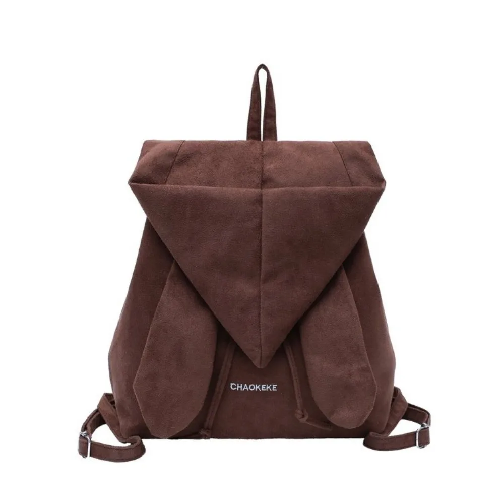 New Fabric Angel Wing Backpack Adjustable Minimalist Drawstring Backpack Hood Shaped Flap Hooded Backpack School Use