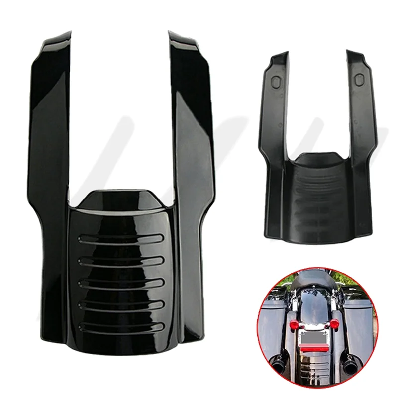 

F9-7In Rear Fender Extension Stretched Bag Filler For Touring Road King Street Glide 96-08 Accessory
