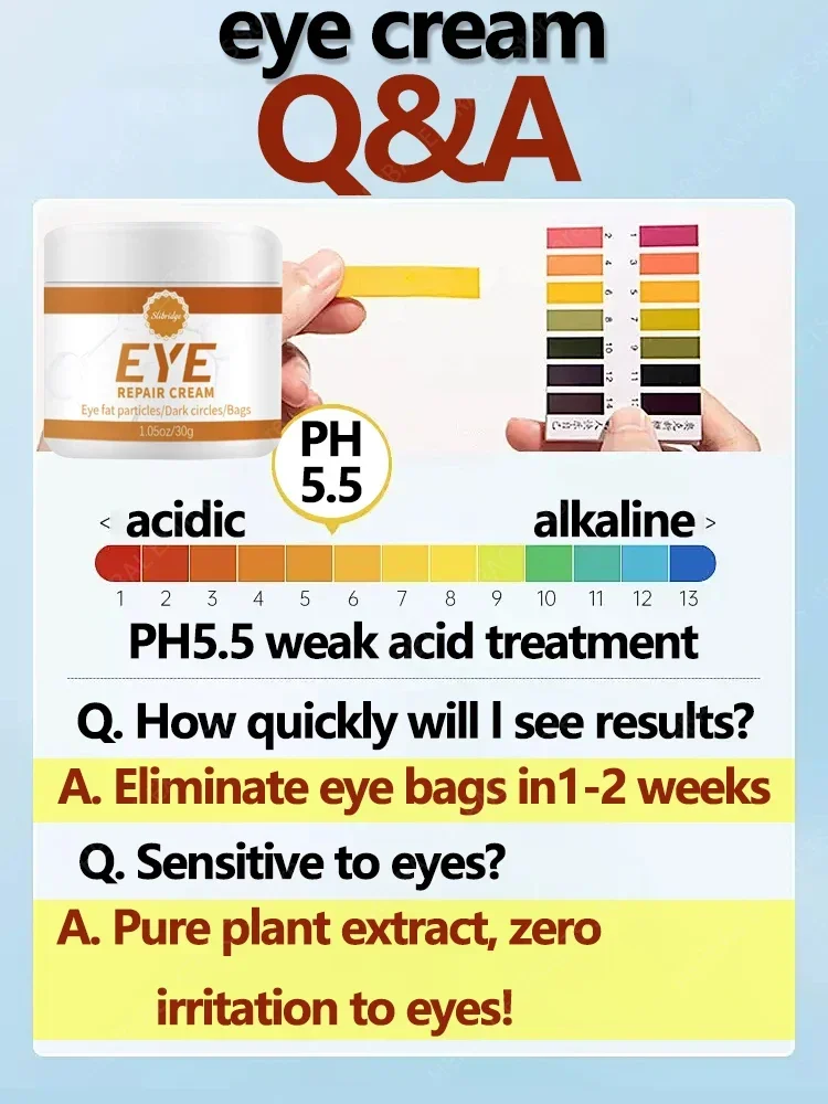 Crema para Ojos, elimina la grasa de los ojos, cuidado antihinchazón